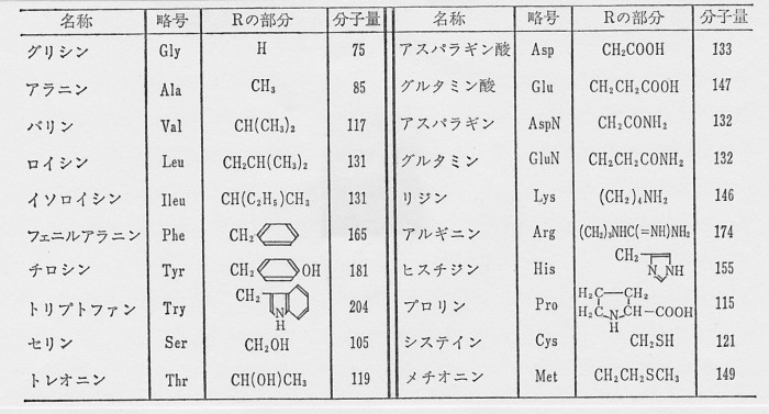 SCN_0094　アミノ酸種類