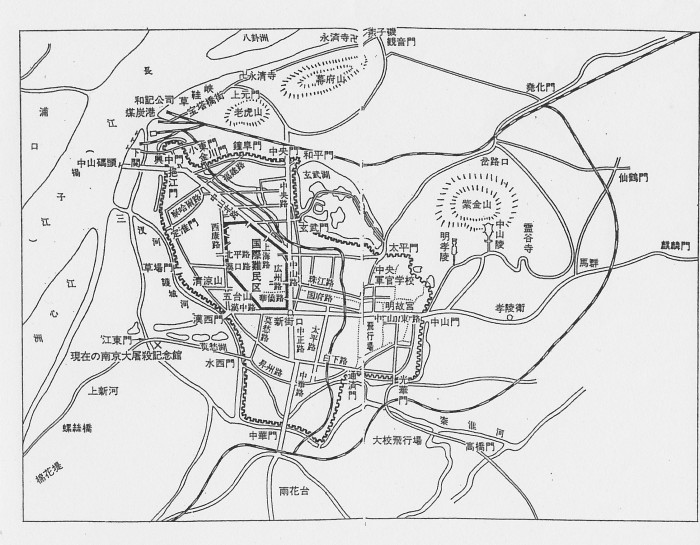 ナンキ南京城区地図